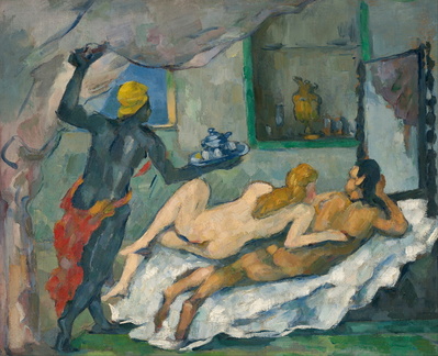 L'après-midi à Naples (avec servante noire)