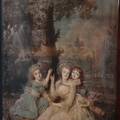 Portrait de la reine Marie-Antoinette, de sa fille et de son second fils