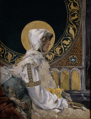 Santa en oración